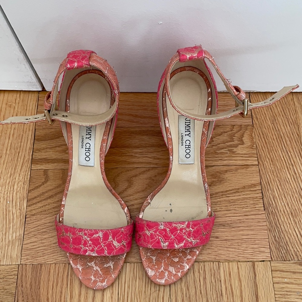 Jimmy Choo Brocade Sandals